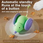 Hot Electric Mouse Car Interactive Cat Toy Rechargeable Automatic Intelligent Obstacle Avoidance Kitten Plaything for Cats