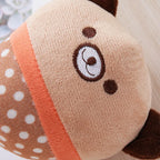 Cute Pet Plush Toy for Dogs Cats Squeaky Sound Soft Teething Clean Teeth Interactive Bite Resistant Chew Toy Pet Supplies