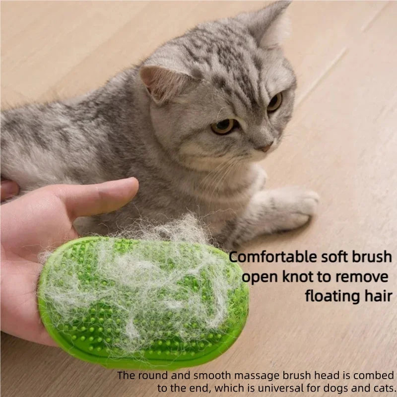 Silicone Pet Bath Brush Soft Rubber Dog Cat Massage Comb Hair Remover Puppy Kitten Grooming Washing Cleaning Supplies