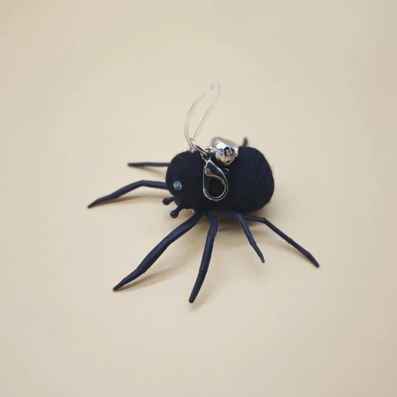 1pc/2pcs Artificial Spider Cat Toys Teasing Stick Replacement Head Toy Silicone Pet Toys Wand Accessories