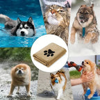 35*75cm/50*100cm Microfiber Pet Bath Towel Embroidered Super Soft Absorbent Cat for Dogs Grooming Supplies