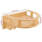 Wall Cat Climbing Shelves Cat Tree Tower Hammock Perches Ladder Solid Wood Steps for Cats Activity Indoor Pet Wall Furniture