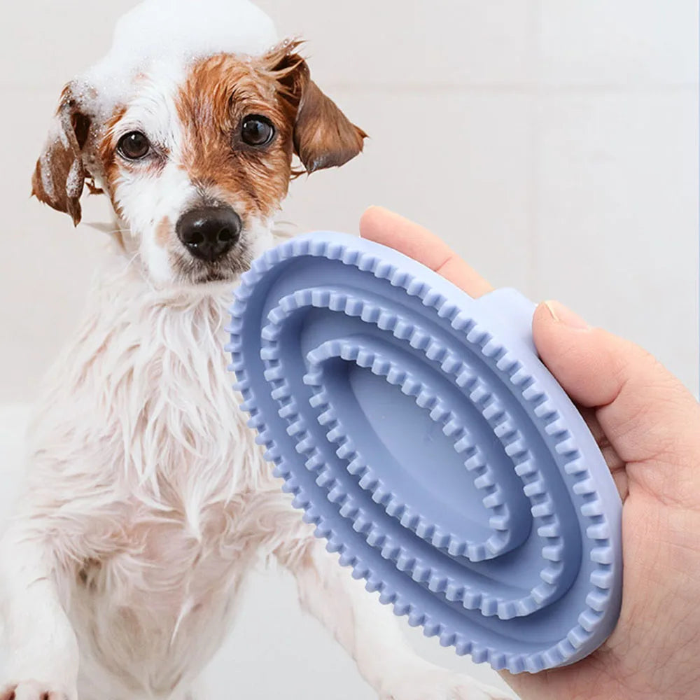 Pet Hair Brush for Cats and Dogs, Grooming Tool for Hair Combing, Deep - clean Stains in Fur, Essential Pet Supplies