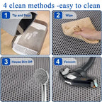 Cat Litter Mat Large Size Waterproof Toilet Cat Trapping Mat Non Slip Double Layer Cats Litter Box Pad Pet Product