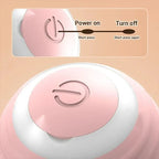 USB Rechargeable Interactive Cat Toys Balls Pets Smart Automatic Electric Rolling Ball for Kitty Tail Teasers with Catnip Gifts