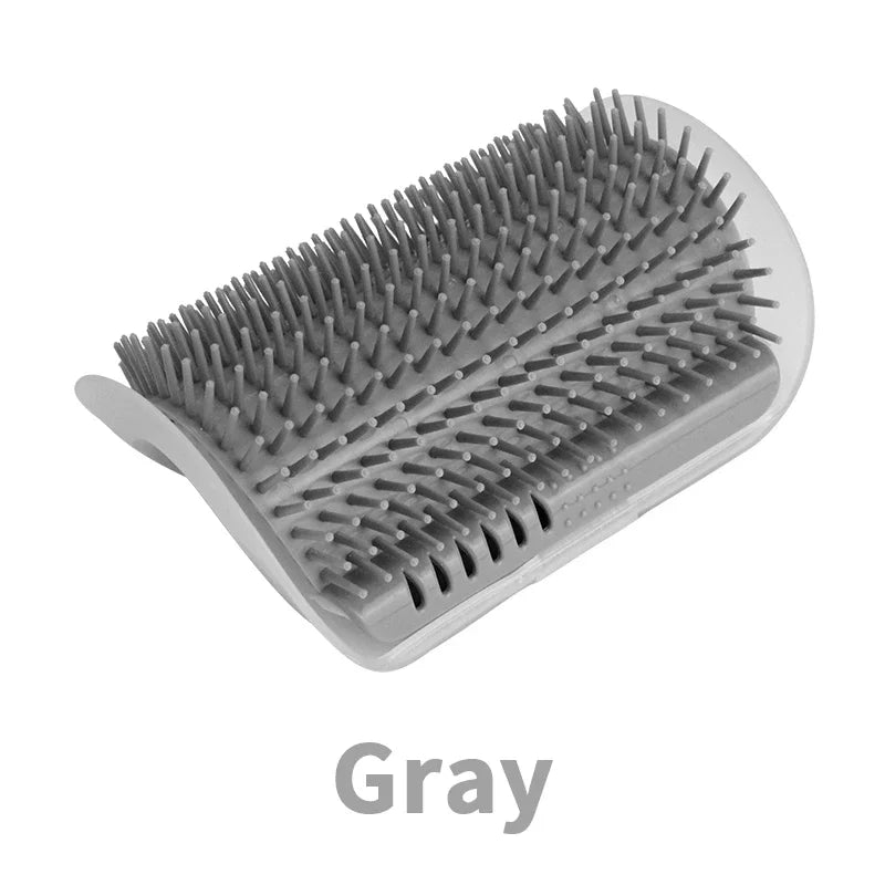 1-4Pcs Pet Cat Wall Corner Brush Comb Cat Playing Toy Massager With A Tickling Comb Soft Cat Self Groomer Pet Grooming Supplies