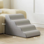 New 3/4 Step Dog Cat Ramp Ladder Non Slip Memory Foam Sponge Pet Stair Removable Washable Dog Sofa Steps Pet Supplies