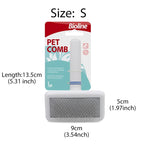 Bioline Pet Dog Brush Cat Comb Self Cleaning Pet Hair Remover Brush For Dogs Cats Grooming Tools Pets Dematting Comb Dogs Supply