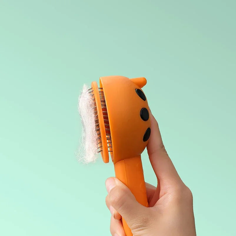 Pet Comb Cat Dog Brush Hair Removal Stainless Steel Needle Comb Hair Cleaning Beauty Skin Care Pet Dog Grooming Brushes Supplies