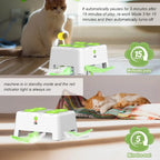 Automatic Pop-Up Rechargeable Feather Toy for Cats Dogs Interactive Playing Kitten Training Pet Supplies