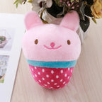 Cute Pet Plush Toy for Dogs Cats Squeaky Sound Soft Teething Clean Teeth Interactive Bite Resistant Chew Toy Pet Supplies