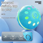 Interactive Smart Dog Ball Toy Electronic USB Powered Moving Bouncing Color Ball for Cats And Dogs Large Medium Size Pet Jumping