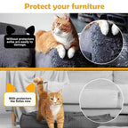 Cat Scratch Deterrent Tape Furniture Protectors From Cats Transparent Self-Adhesive Pet Training Tape for Sofa Furniture Sticker