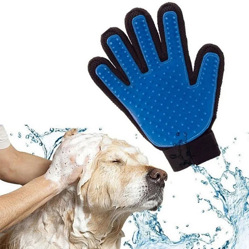 Cat Grooming Glove Pet Cat Comb Bathing Brush for Cats Hair Removal Massage Brush Soft Bristles Pet Grooming Cleaning Supplies