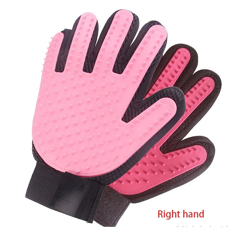 Cat Grooming Glove Pet Cat Comb Bathing Brush for Cats Hair Removal Massage Brush Soft Bristles Pet Grooming Cleaning Supplies