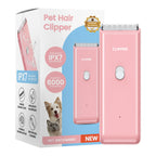 Professional Low Noise Eco Friendly Stainless Steel Battery Powered Pet Grooming Trimmer for Dogs USB Charging Worldwide Voltage