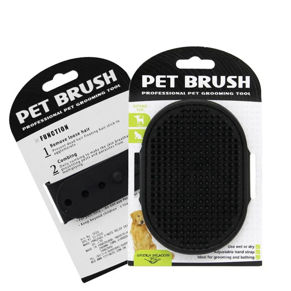 Pet Cleaning Brush Dog Cats Bath Soft Rubber Silicone Massage Gloves Comb Hair Remover Wash Grooming Cleaning Washing Supplies