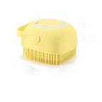 Silicone Dog Bath Massage Gloves Brush Pet Cat Bathroom Cleaning Tool Comb Brush for Dog Can Pour Shampoo Dog Grooming Supplies