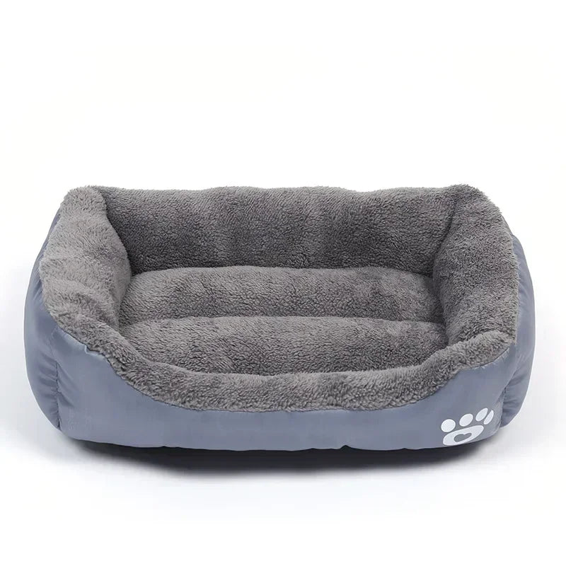 Large Square Nest S-3XL Pet Large Dog Bed for Small Medium Dogs Soft Fleece Nest Big Dog Sofa Bed Winter Warm Cat House for Pet