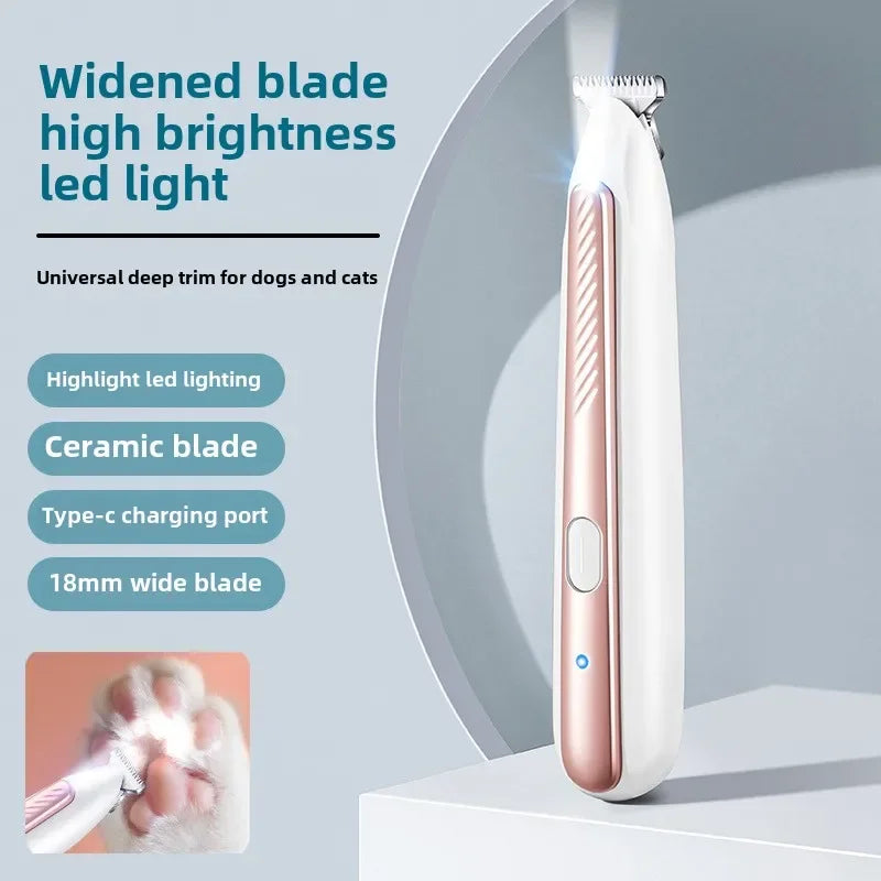 Smart Waterproof Pet Hair Shaver Dog Foot Shaver Cat Hair Removal Electric Clipper Local Trimmer Animal Hair Trimmer