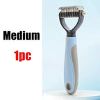 Professional Pet Deshedding Brush Dog Hair Remover Pet Fur Knot Cutter Puppy Cat Comb Brushes Dogs Grooming Shedding Supplies