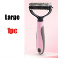 Professional Pet Deshedding Brush Dog Hair Remover Pet Fur Knot Cutter Puppy Cat Comb Brushes Dogs Grooming Shedding Supplies
