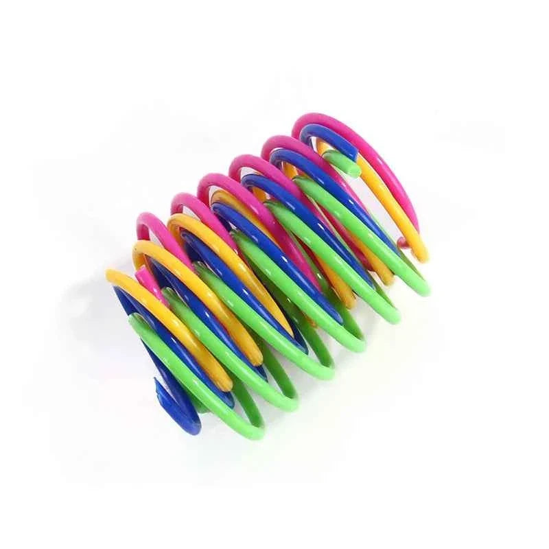 Colorful Cat Spring Toys – Durable Coil Play for Kittens