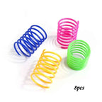 Colorful Cat Spring Toys – Durable Coil Play for Kittens