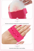 Pet Bath Silicone Comb Soft Rubber Dog Cat Brush Massage Hair Remover Pet Supplies Dog Grooming Wash Cleaning Equipment