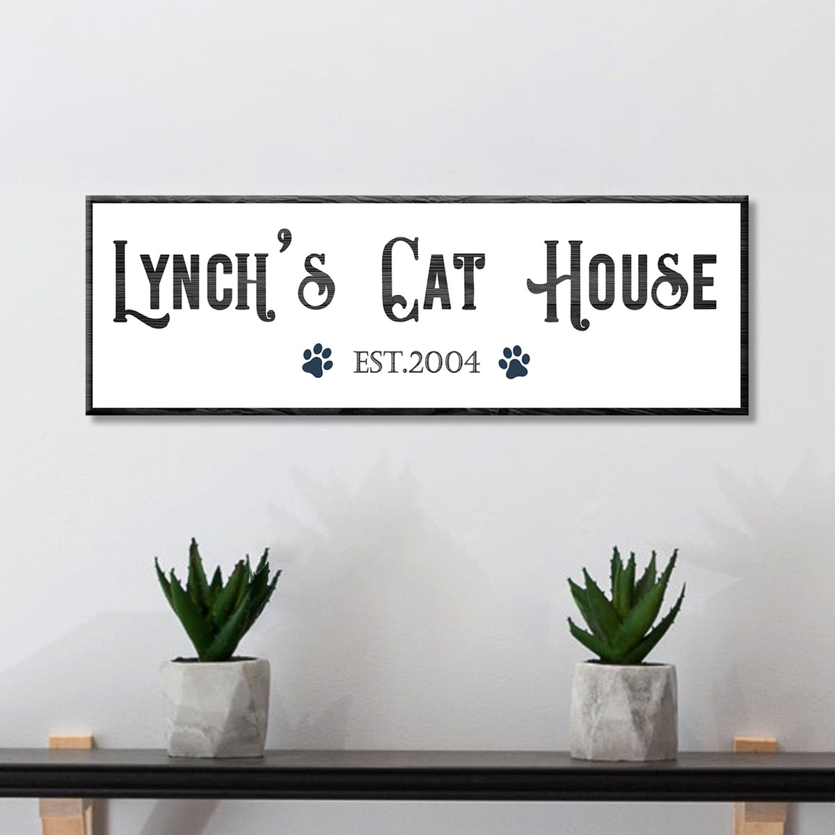 Cat House Sign