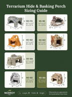 Multi-Level Resin Habitat Hides & Basking Perches