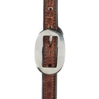 WD-BTSEH-MO Medium Oil Brick Tooling 5/8 Inch Single Ear Headstall