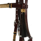 WD-NRSBH Natural Rawhide Browband Headstall