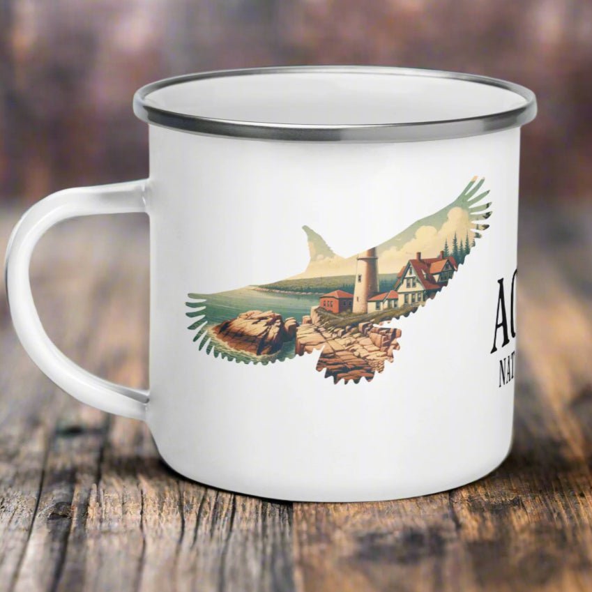 Acadia National Park Bird Camp Mug