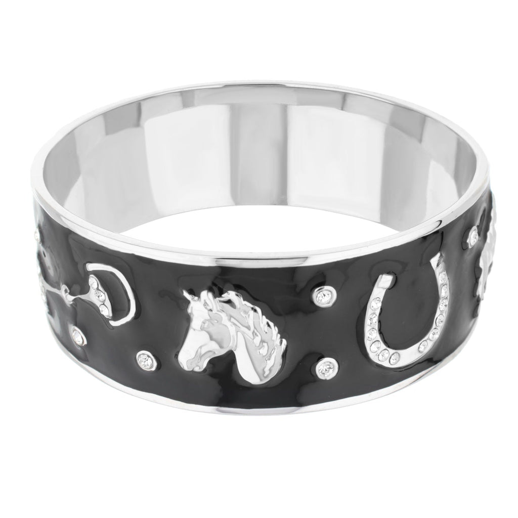 Equestrian Bangle — Russet Horse Head