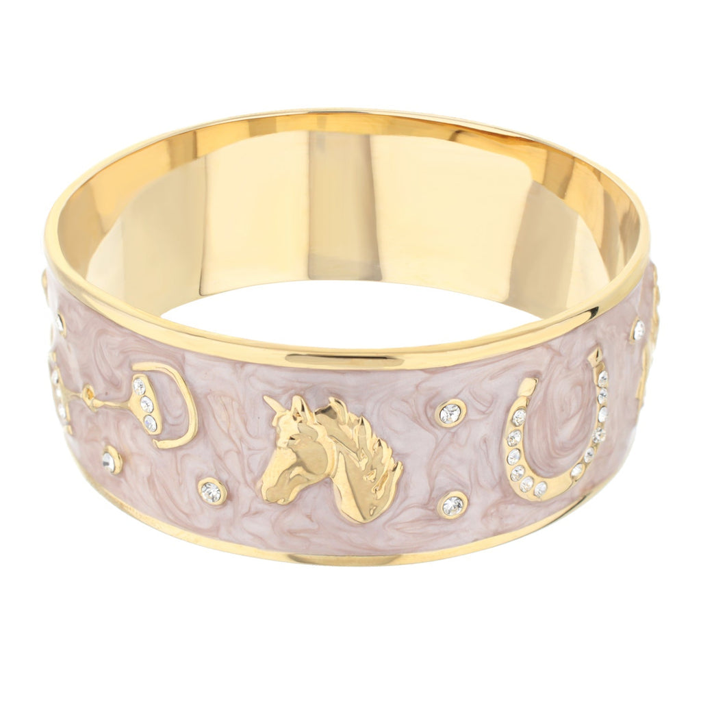 Equestrian Bangle — Russet Horse Head