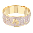 Equestrian Bangle — Russet Horse Head