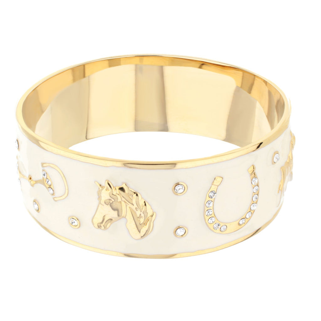 Equestrian Bangle — Russet Horse Head