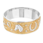 Equestrian Bangle — Russet Horse Head