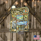Reptiles Fish Amphibians Whimsical Wall Art by Laura Seeley - Love Family Kids Decor - 8513011-LS