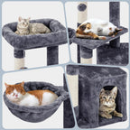 34In Cat Condo with Extra Scratch Boards