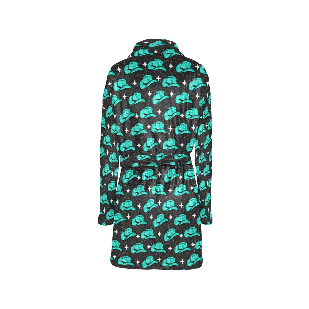 Baha Ranch Turquoise Cowgirl Hat Women's Western Bath Robe
