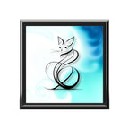 Elegant Swirly Cat Jewelry Box