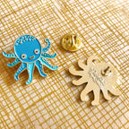 Octopus Enamel Pin