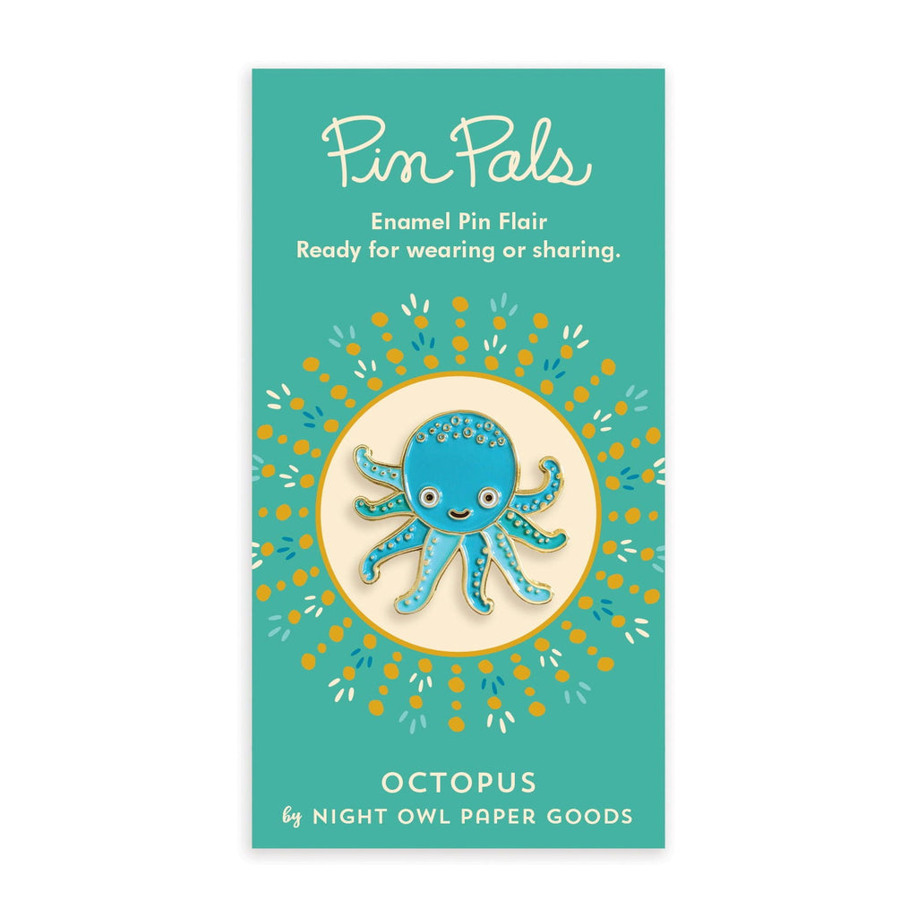 Octopus Enamel Pin