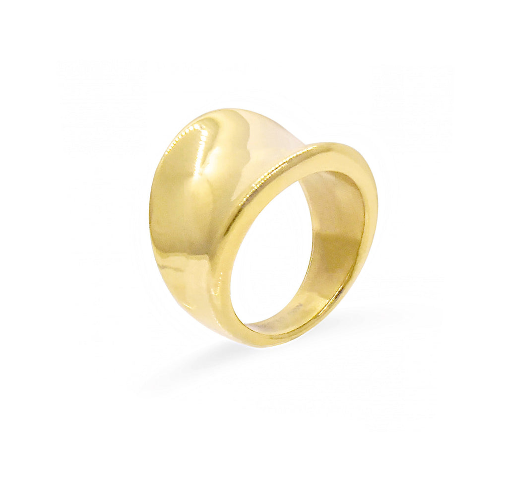 JORDYN GOLD SADDLE RING