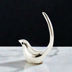 Vibhsa Silver Bird Ring Holder -Jewelry Organizer
