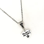 Pet Memorial Gift, Always In My Heart Necklace, Pet Loss Gift, Dog Memorial, Cat Memorial, Cat Loss, Dog Loss, Pet Death Gift