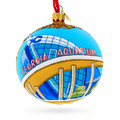 Georgia Aquarium, Atlanta, Georgia Glass Ball Christmas Ornament 4 Inches