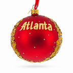 Georgia Aquarium, Atlanta, Georgia Glass Ball Christmas Ornament 4 Inches